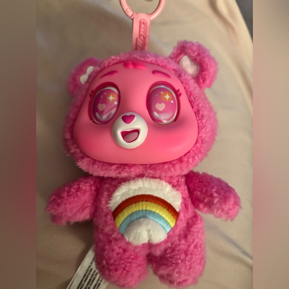 Cheer Bear Bag Clip! Care Bear Caring Cuties Series